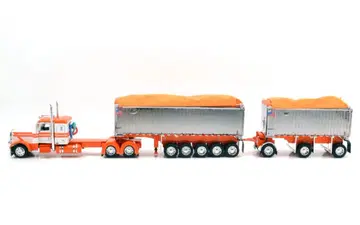 미시건 31피트 & 20피트 엔드 덤프 트레일러 (오렌지)