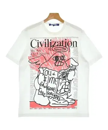 준야 와타나베 맨 티셔츠 컷앤소 남성용