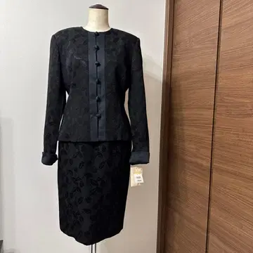 [새상품][일본제] CORACAO 셋업 스커트 블랙