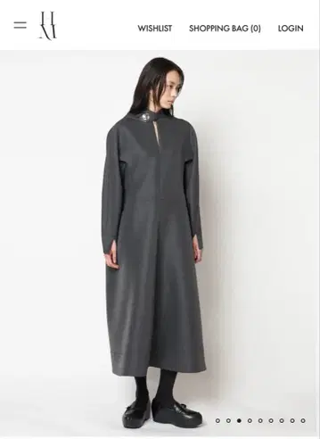 HARUNOBUMURATA ELIANA 신색 차콜 34 새상품