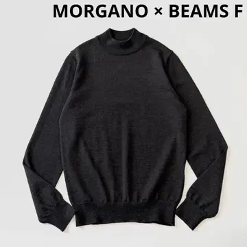 [ 별주 ] MORGANO 몰가노 울 하이 게이지 모크넥 니트