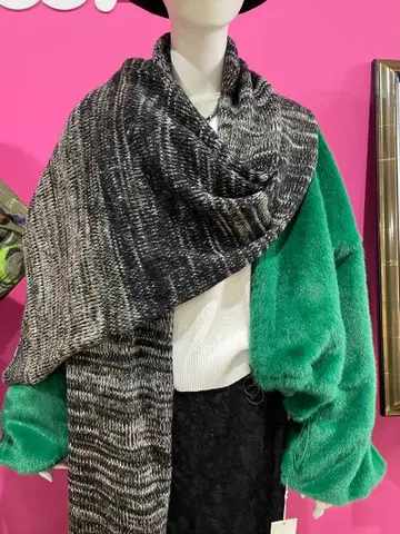 미사용! 모유루! 니트 스톨