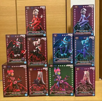 해즈빈 호텔에 오신 것을 환영합니다 모니터 탑 피규어 컴플리트 세트