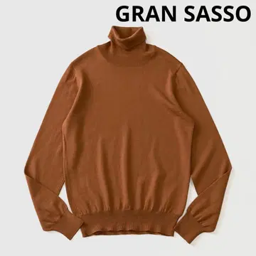 GRAN SASSO 그랑사쏘 울 하이 게이지 터틀넥 니트