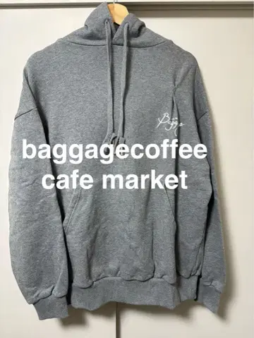 baggage coffee 후드티 그레이