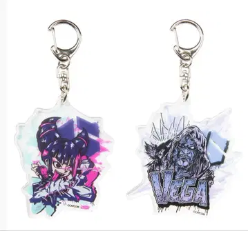 [ 스트리트 파이터 GRAPHT 아크릴 키링 ] : 줄리, 베가