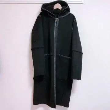 ZARA 무스탕 조 코트 블랙 xs