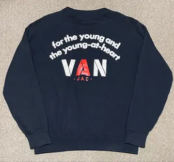 VAN 밴자켓 아치 로고 맨투맨 트레이닝복 풀오버