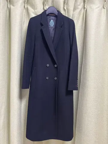 GUILD PRIME 블랙 롱 체스터 코트