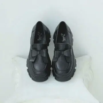 버블스 리본 로퍼 37 블랙