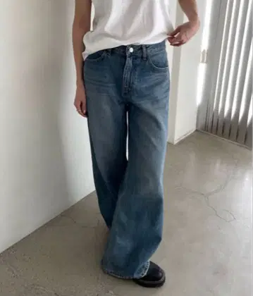 didont showroom 로우라이즈 와이드 루즈 빈티지 데님