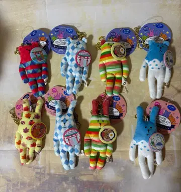 지역 한정 크래프트홀릭 봉제 인형 키링 백참 8개