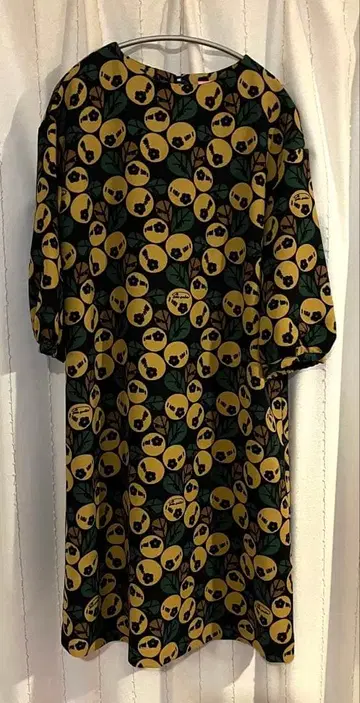 푸푸레 per pres 링곤베리 프린트 원피스