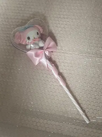 산리오 커스텀 스틱 벌룬풍 마스코트 마이멜로디