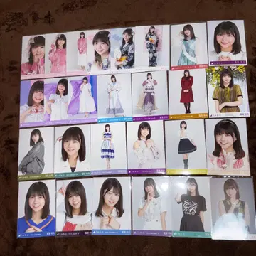 노기자카46 브로마이드 토미사토 리나 묶음 판매 27장 세트