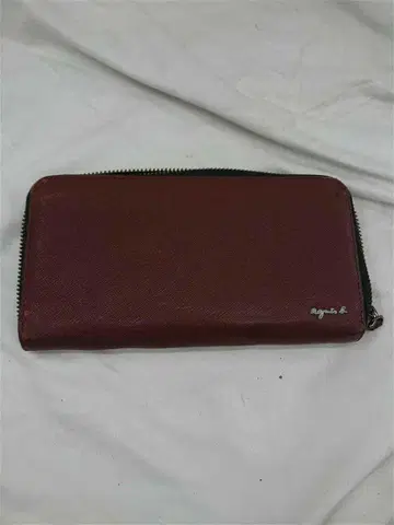 아네스베 라운드 지퍼 장지갑 브라운 계열 남성용