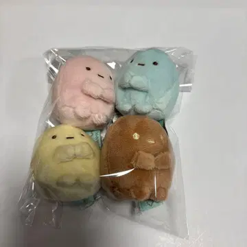 타피오카 4개 손바닥 봉제 인형 스미코구라시