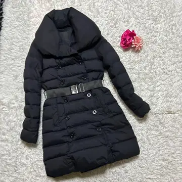 [새상품급] 타트라스 TATRAS 다운 코트 아고냐 벨트 L 블랙