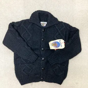 새상품 Kanata 케이블 니트 스웨터 긴팔 블랙 L 사이즈 남성용