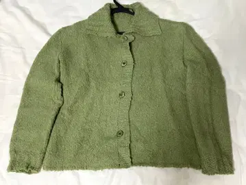 가디건 빈티지 그린