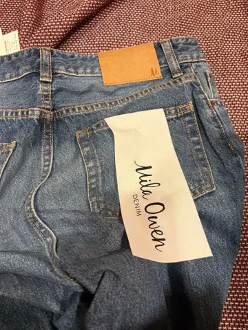 Mila Owen 블루 데님 플레어 팬츠 M