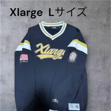 Xlarge V넥 트레이닝복 블랙