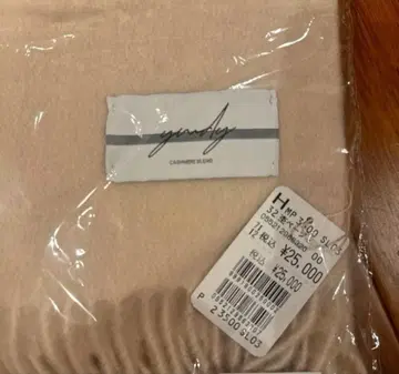 새상품 야마다야 캐시미어 스톨  베이지 머플러