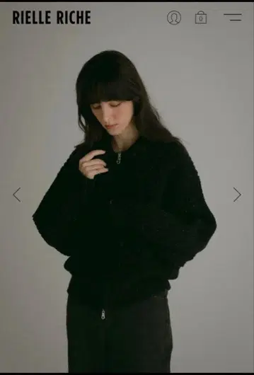 세트 판매 rielle riche 가디건&니트 모자