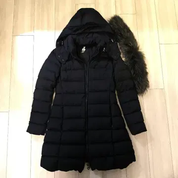 TATRAS 네이비 다운 자켓 후드, 퍼 포함