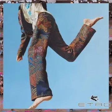 [ 미사용 새상품 ] ETRO 포리아지 모티브 자카드 진 에트로