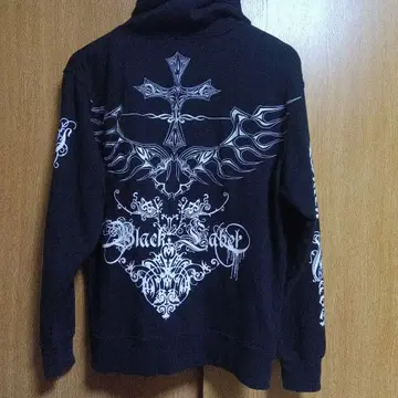 서브컬처 계열 후드티 블랙 L 사이즈