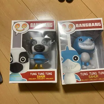 BANGBANG Tung Tung Sahur 피규어 2체 세트