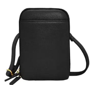 블랙 스마트폰 숄더백