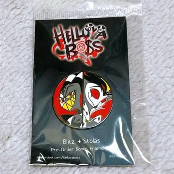 헬바보스 핀 배지 블리츠 & 스트라스