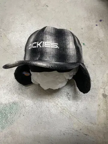 디키즈 Dickies 플라이트 캡 캡 귀마개 체크 패턴