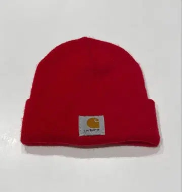carhartt 칼하트 비니 니트 모자 빨간색 미국제