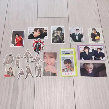 SixTONES 제시 골판지 프레이크 씰 미니 사진