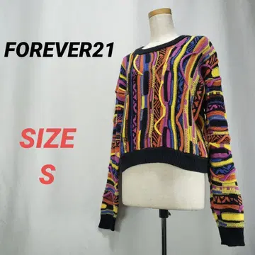 FOREVER21 3D 입체 니트 스웨터 멀티 컬러 여성용