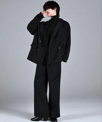 TR 더블 크로스 루즈 테일러드 더블 자켓