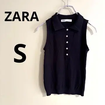 ZARA 자라 슬리브리스 폴로 스웨터 S