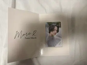 키쿠치 후마 more 트레이딩 카드 폴라로이드