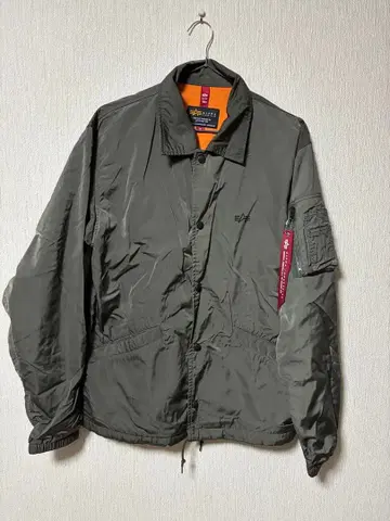 ALPHA INDUSTRIES 밀리터리 자켓 M 카키