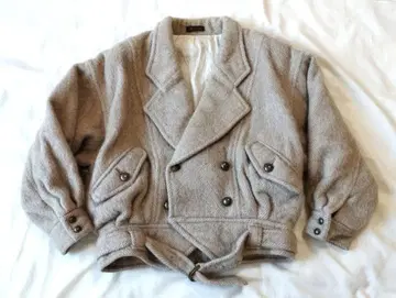 빈티지 알파카 혼방 더블 라이더 자켓 울 THE FA