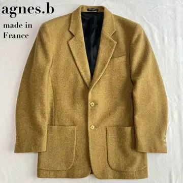 새상품급 agnes b. 프랑스제 에네스베 울 테일러드 자켓