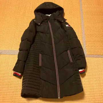 TOMMY HILFIGER 블랙 다운 자켓 M