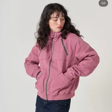 Tinajojun 집업 후드 부착 봄버 자켓