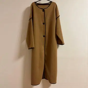 브라운 오버 사이즈 롱 코트