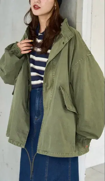 M65 가공 숏 라이너 모즈 세트 코트