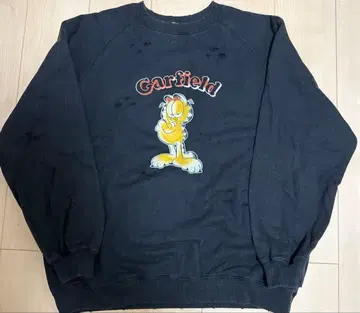 프릭스스토어 가필드 트레이닝복 데미지 가공 가필드