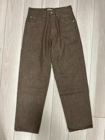 AURALEE HARD TWIST DENIM WIDE PANTS 28